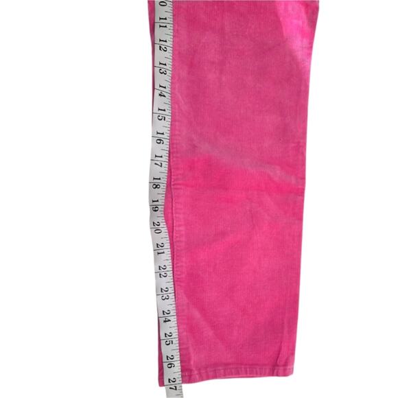 Talbots Pink Corduroy Straight Leg Women's Pink Jeans Pants Size 10P Petite - Picture 8 of 11